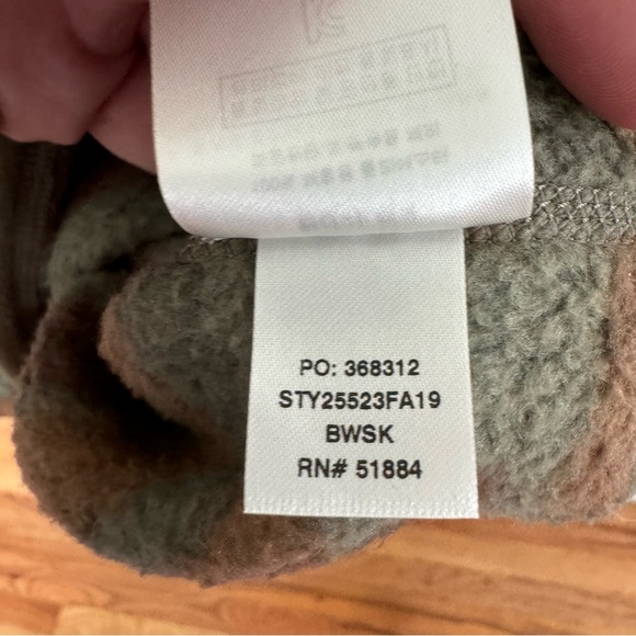 Patagonia Better Sweater Adult XL Camo 1/4 Zip Fleece Outdoor Mens 25523 BWSK - Picture 7 of 10